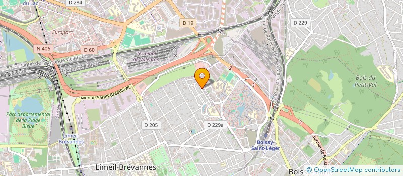 localisation de l'entreprise MONSIEUR JEAN-CLAUDE DJOURNO  LIMEIL-BREVANNES