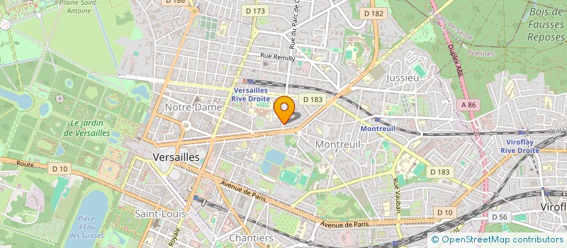 localisation de l'entreprise MONSIEUR JEAN-CLAUDE DOSDAT à VERSAILLES
