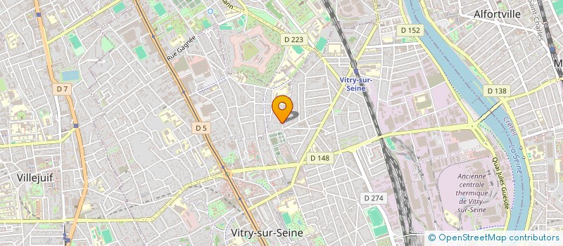 localisation de l'entreprise MONSIEUR JEAN-CLAUDE DOUBLET  VITRY-SUR-SEINE