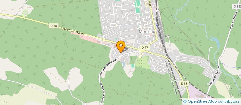 localisation de l'entreprise MONSIEUR JEAN-CLAUDE DROUARD  MORCENX-LA-NOUVELLE