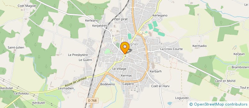 localisation de l'entreprise MONSIEUR JEAN CLAUDE DROUGLAZET  PLUVIGNER