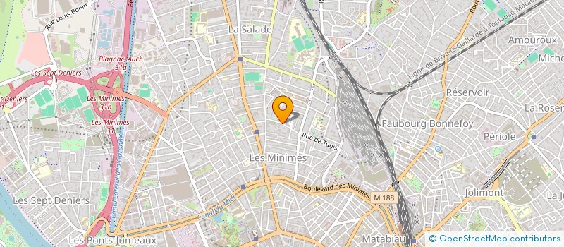 localisation de l'entreprise MONSIEUR JEAN-CLAUDE DROUIN à TOULOUSE