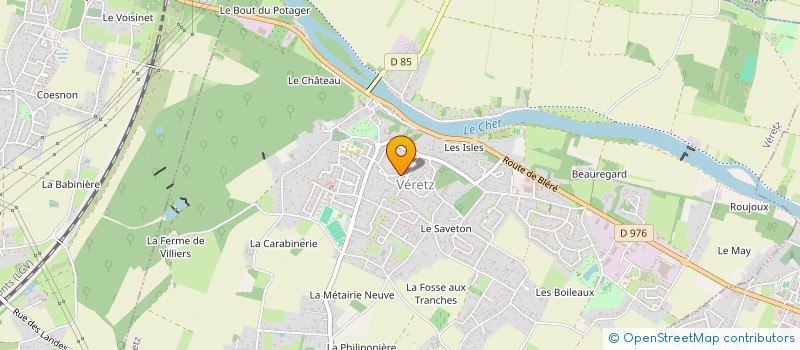 localisation de l'entreprise MONSIEUR JEAN-CLAUDE DRUJON  VERETZ