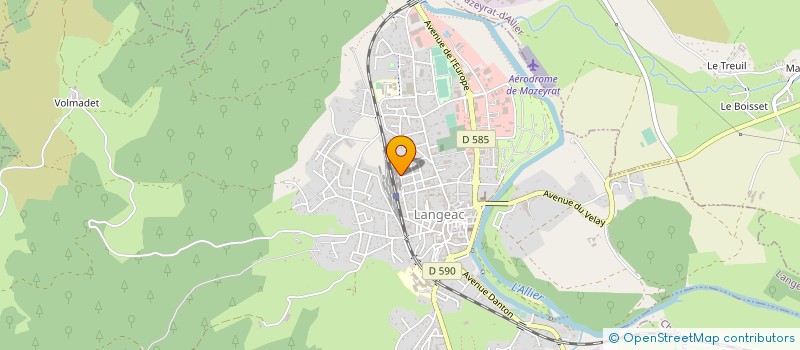 localisation de l'entreprise MONSIEUR JEAN-CLAUDE DUBOIS  MAZEYRAT D'ALLIER