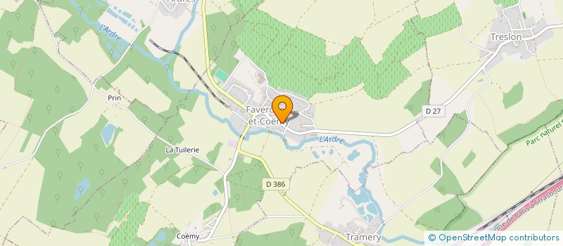 localisation de l'entreprise MONSIEUR JEAN-CLAUDE DUBOIS  FAVEROLLES-ET-COEMY