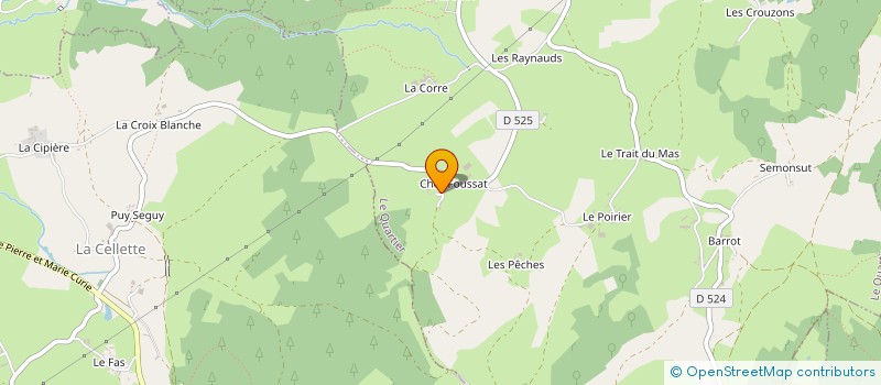 localisation de l'entreprise MONSIEUR JEAN CLAUDE DUBOISSET  LE QUARTIER