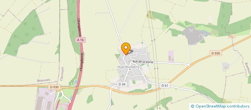 localisation de l'entreprise MONSIEUR JEAN CLAUDE DUCROCQ  HARDIVILLERS