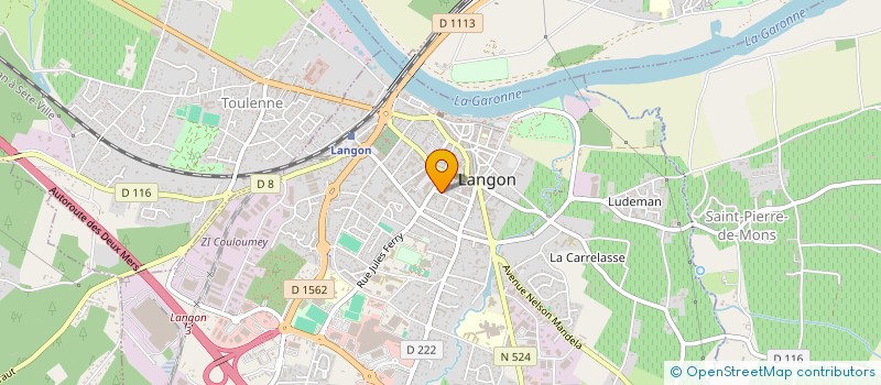 localisation de l'entreprise MONSIEUR JEAN CLAUDE DUME à LANGON