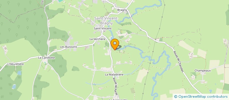 localisation de l'entreprise MONSIEUR JEAN-CLAUDE DUPONT  SAINT-VINCENT-BRAGNY