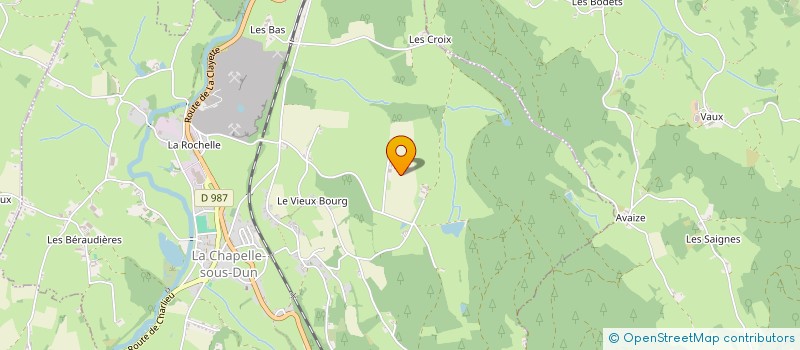 localisation de l'entreprise MONSIEUR JEAN CLAUDE DUVERNAY  CHAPELLE-SOUS-DUN (LA)