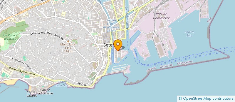 localisation de l'entreprise MONSIEUR JEAN-CLAUDE EIDUKEVICIUS  SETE