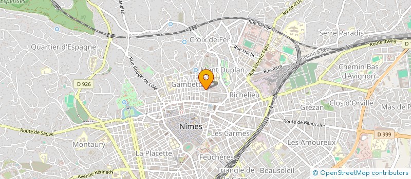 localisation de l'entreprise MONSIEUR JEAN CLAUDE ELLUL  NIMES