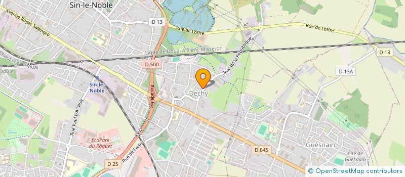 localisation de l'entreprise MONSIEUR JEAN CLAUDE ERNOULD  DECHY