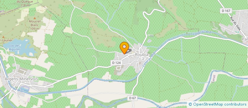 localisation de l'entreprise MONSIEUR JEAN CLAUDE ESCAMEZ  ROUBIA