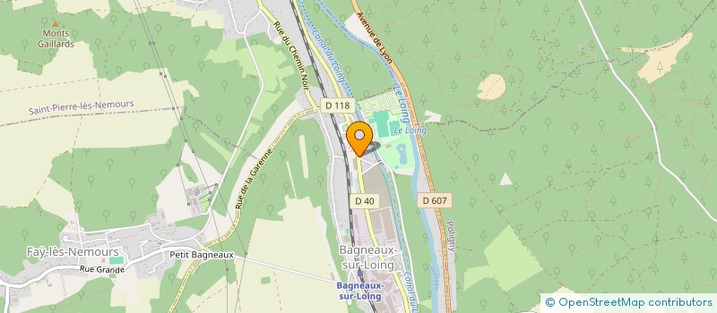 localisation de l'entreprise MONSIEUR JEAN-CLAUDE ESTEBAN  BAGNEAUX-SUR-LOING