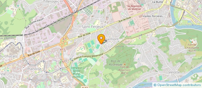 localisation de l'entreprise MONSIEUR JEAN-CLAUDE FALCINELLA à BESANCON