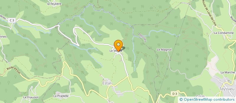 localisation de l'entreprise MONSIEUR JEAN CLAUDE FALSIMAGNE VALENTINI  ESTAL