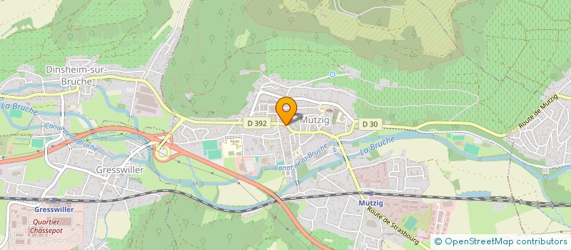 localisation de l'entreprise MONSIEUR JEAN-CLAUDE FANG à MUTZIG