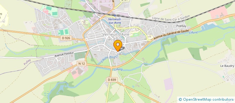 localisation de l'entreprise MONSIEUR JEAN-CLAUDE FANUEL  VERNEUIL D'AVRE ET D'ITON