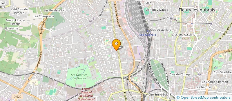 localisation de l'entreprise MONSIEUR JEAN-CLAUDE FARAULT à ORLEANS
