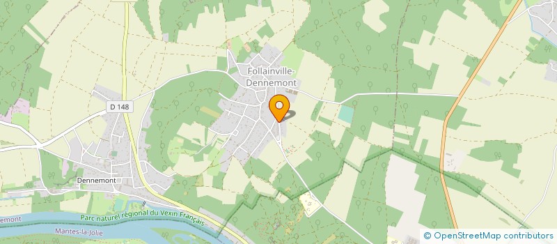 localisation de l'entreprise MONSIEUR JEAN-CLAUDE FAUVE à FOLLAINVILLE-DENNEMONT