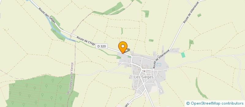 localisation de l'entreprise MONSIEUR JEAN CLAUDE FAVRE  LES SIEGES