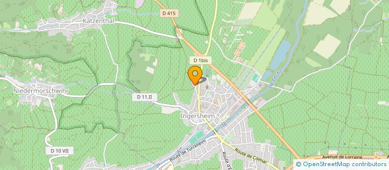 localisation de l'entreprise MONSIEUR JEAN-CLAUDE FELTZ  INGERSHEIM