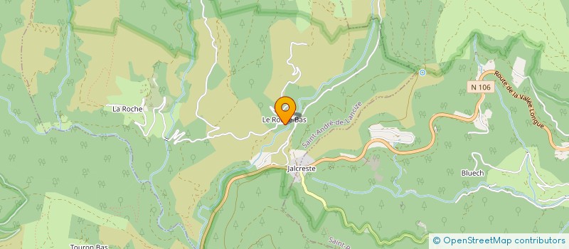 localisation de l'entreprise MONSIEUR JEAN-CLAUDE FERAUD  SAINT-ANDRE-DE-LANCIZE