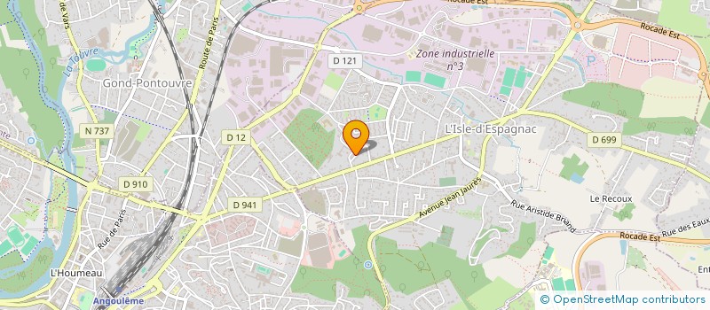 localisation de l'entreprise MONSIEUR JEAN-CLAUDE FERNANDEZ à L'ISLE-D'ESPAGNAC