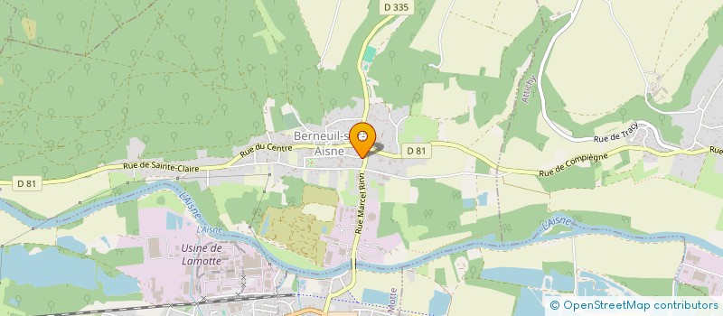 localisation de l'entreprise MONSIEUR JEAN-CLAUDE FERNANDEZ  BERNEUIL-SUR-AISNE