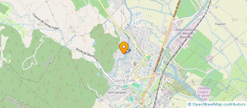 localisation de l'entreprise MONSIEUR JEAN-CLAUDE FERRER  SAINTE-TULLE