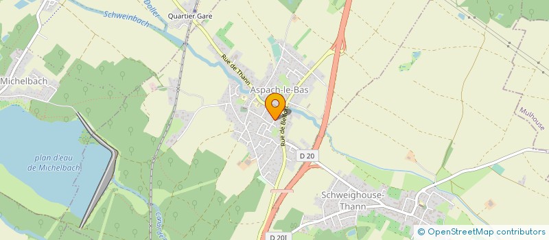 localisation de l'entreprise MONSIEUR JEAN-CLAUDE FICHT  STEINBACH