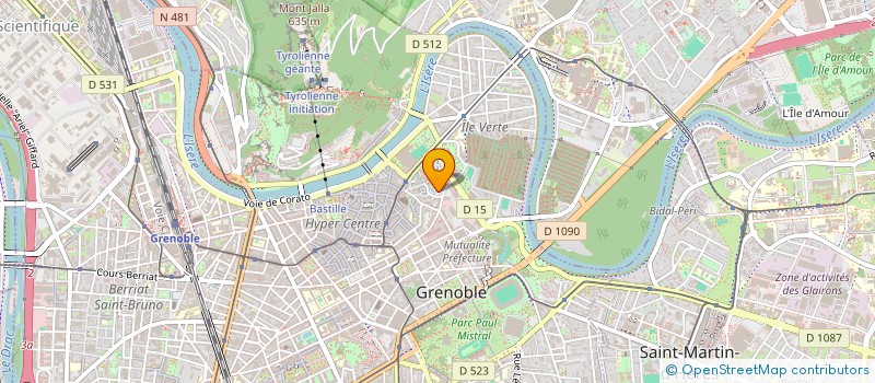 localisation de l'entreprise MONSIEUR JEAN-CLAUDE FILIPPI  GRENOBLE