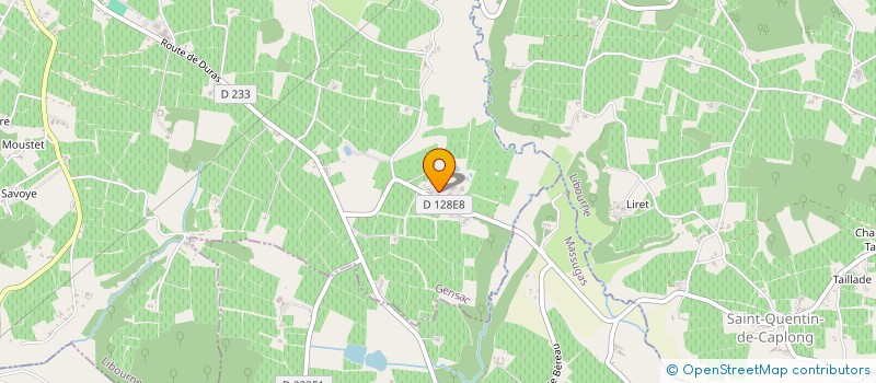 localisation de l'entreprise MONSIEUR JEAN-CLAUDE FONTANA  GENSAC