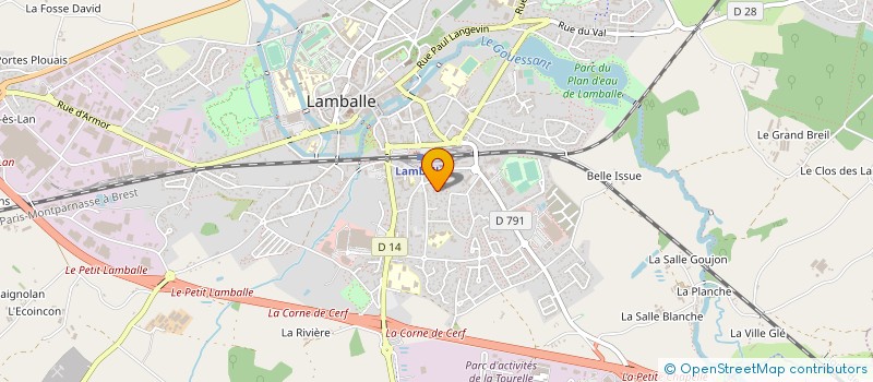 localisation de l'entreprise MONSIEUR JEAN-CLAUDE FOREST à LAMBALLE-ARMOR