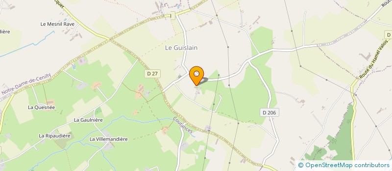 localisation de l'entreprise MONSIEUR JEAN-CLAUDE FOSSARD  LE GUISLAIN