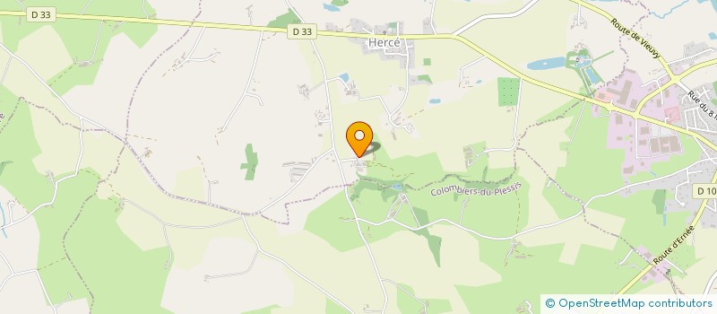 localisation de l'entreprise MONSIEUR JEAN-CLAUDE FOURMOND  HERCE