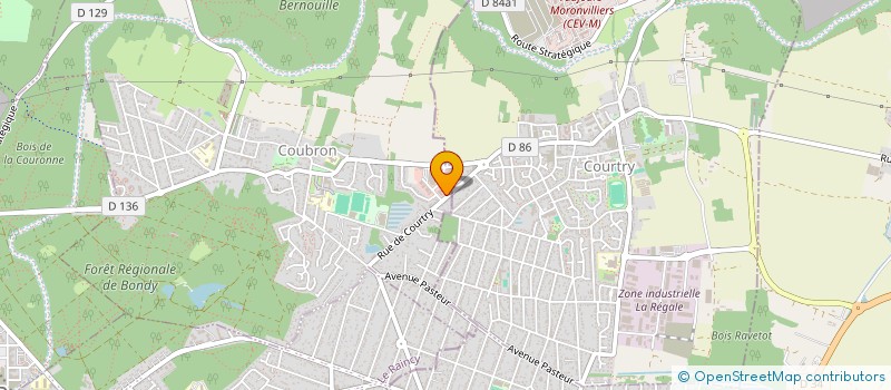 localisation de l'entreprise MONSIEUR JEAN-CLAUDE FOURNIER  COUBRON