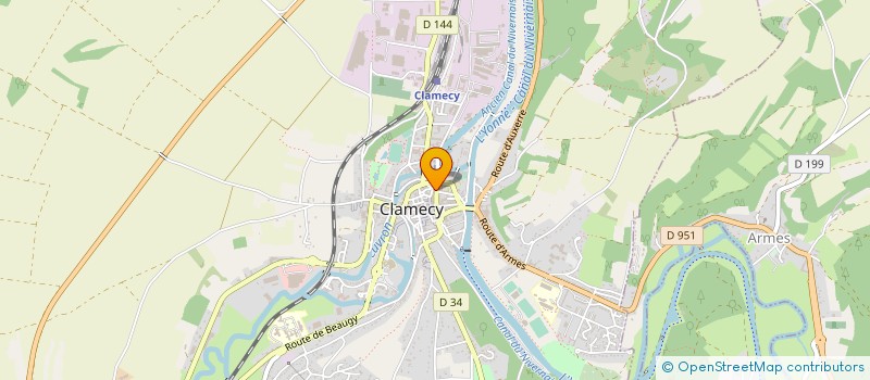 localisation de l'entreprise MONSIEUR JEAN CLAUDE FOURNIER  BITRY