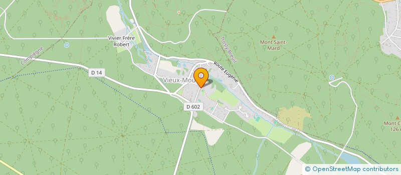 localisation de l'entreprise MONSIEUR JEAN-CLAUDE FOURNIER  VIEUX-MOULIN