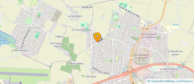 localisation de l'entreprise MONSIEUR JEAN CLAUDE FOURNIER  LAGORD