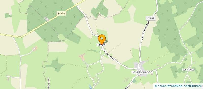 localisation de l'entreprise MONSIEUR JEAN-CLAUDE FRAIZE  SAXI-BOURDON