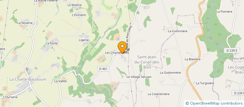 localisation de l'entreprise MONSIEUR JEAN-CLAUDE FRANCOIS à SAINT-JEAN-DU-CORAIL-DES-BOIS