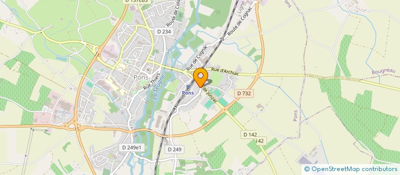 localisation de l'entreprise MONSIEUR JEAN CLAUDE FRANCOIS  PONS