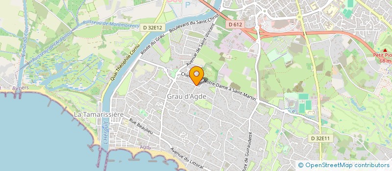 localisation de l'entreprise MONSIEUR JEAN-CLAUDE FRANTZ à AGDE