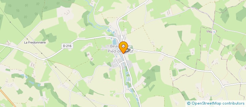 localisation de l'entreprise MONSIEUR JEAN -CLAUDE FROGER  BEAUMONT PIED DE BOEUF