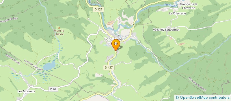 localisation de l'entreprise MONSIEUR JEAN-CLAUDE FUMEY  FONCINE-LE-BAS