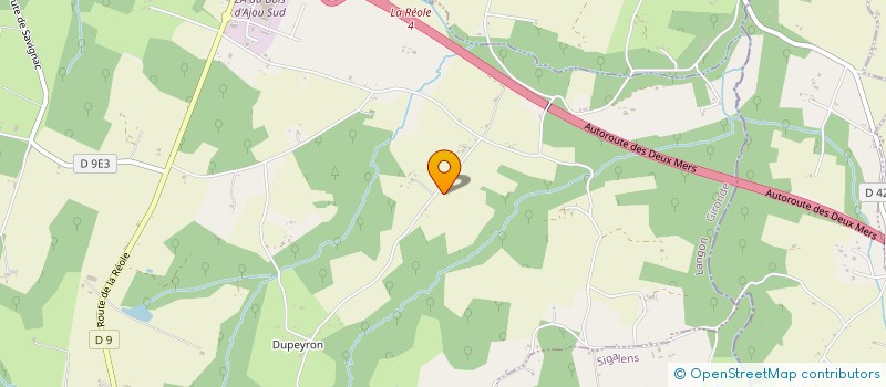 localisation de l'entreprise MONSIEUR JEAN-CLAUDE GADOIS  AILLAS