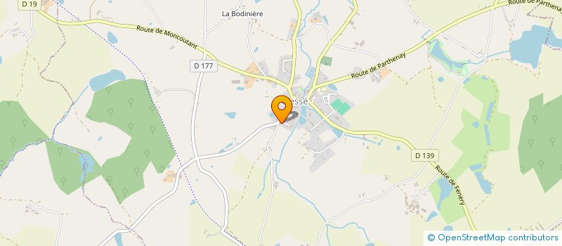 localisation de l'entreprise MONSIEUR JEAN-CLAUDE GAILLARD  CLESSE