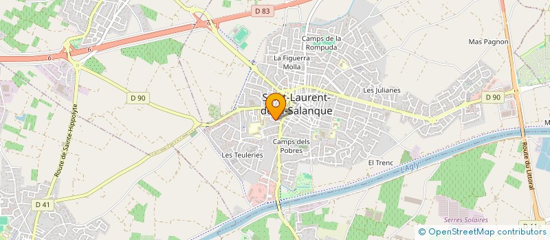 localisation de l'entreprise MONSIEUR JEAN-CLAUDE GALACHO  SAINT-LAURENT-DE-LA-SALANQUE